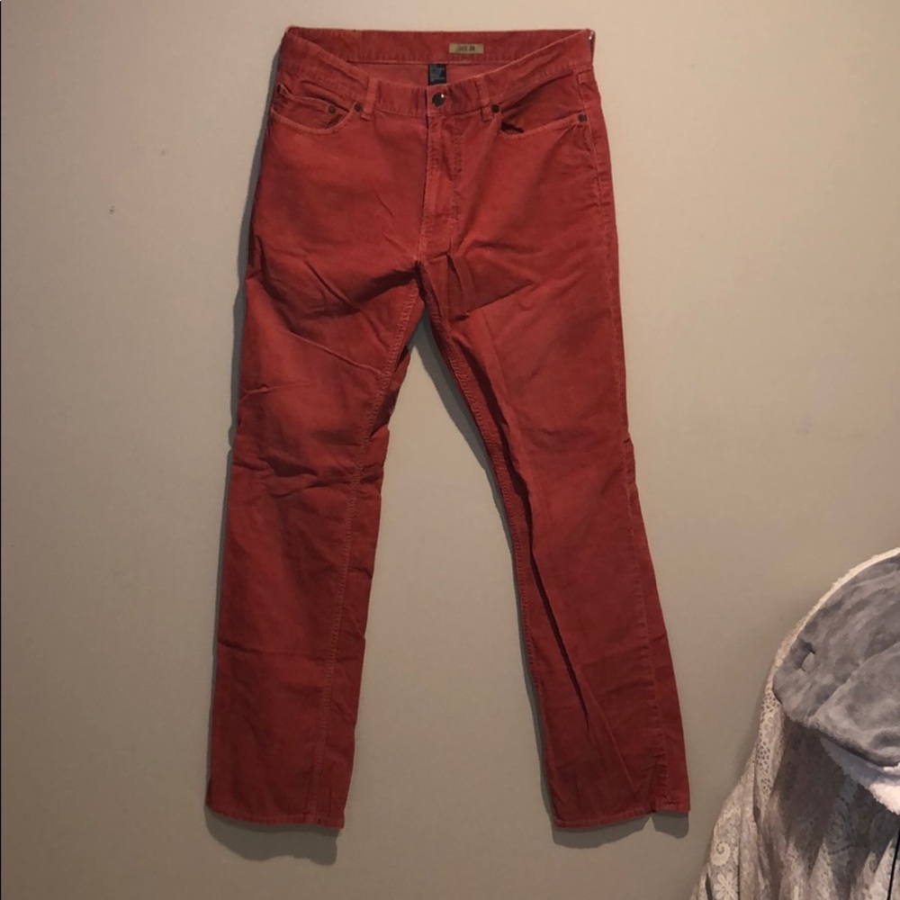 Red corduroy Polo Ralph Lauren pants